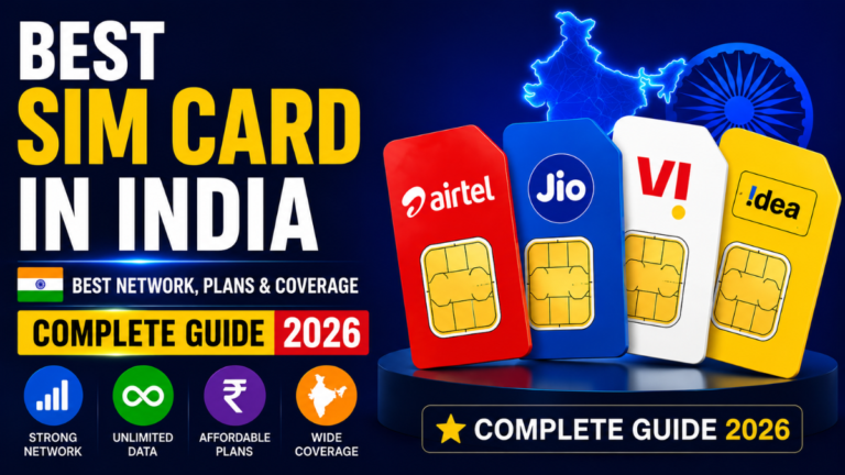 best sim card in india